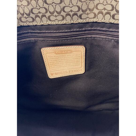 COACH F77004 LARGE CANVAS SIGNATURE PRINT (ASIS) - Picture 13 of 16